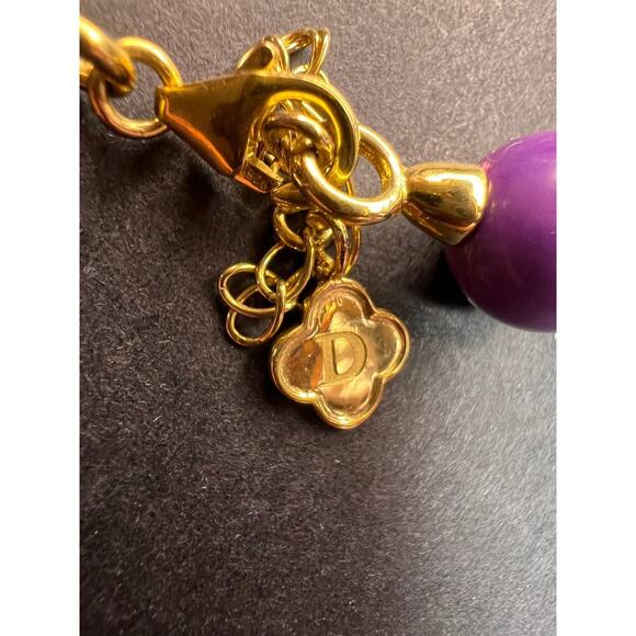 NEW Phosphosiderite graduated beaded necklace in vermeil - Picture 6 of 14